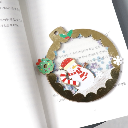 메이크문구 DIY714 오너먼트쉐이커만들기 눈사람