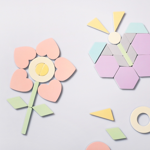 [상상아띠] 자석 패턴 블럭세트 178pcs 도형 블럭 가베 도형놀이