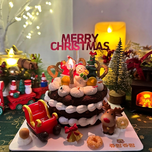 크리스마스 쿠키 케이크 만들기 키트