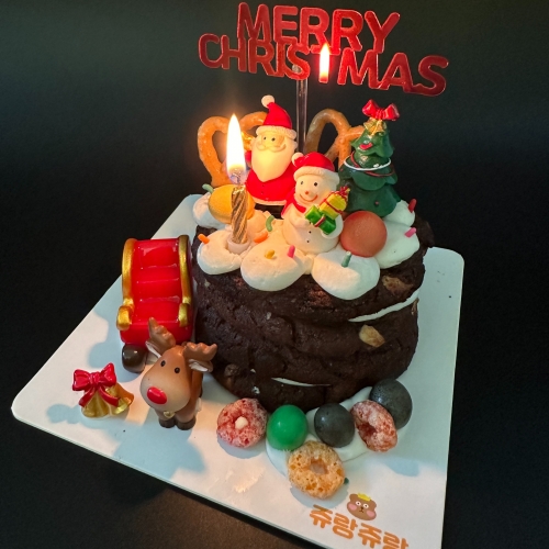 크리스마스 쿠키 케이크 만들기 키트