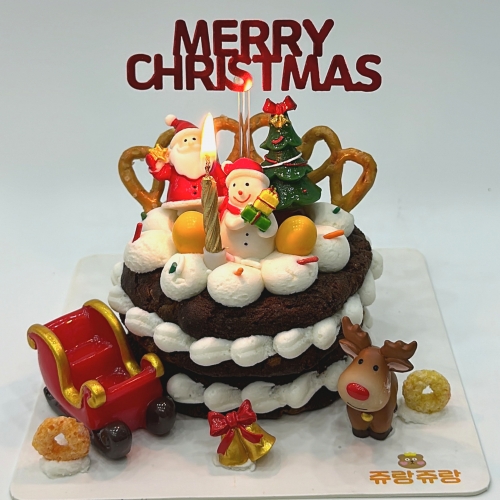 크리스마스 쿠키 케이크 만들기 키트