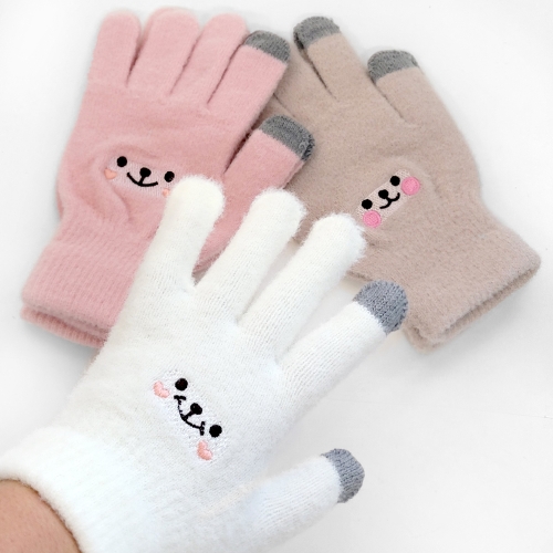 밍크사 터치 자수 요술장갑 (3개)