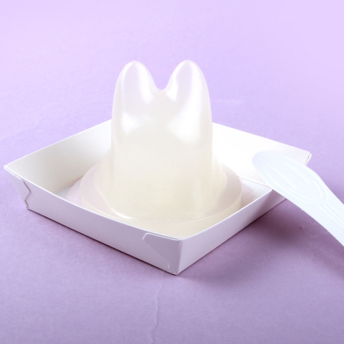 고양이 모양 푸냥이 포도맛 푸딩 젤리 떠먹는 간식