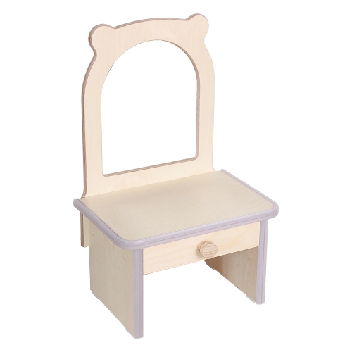 말랑 안전 원목 곰돌이 화장대