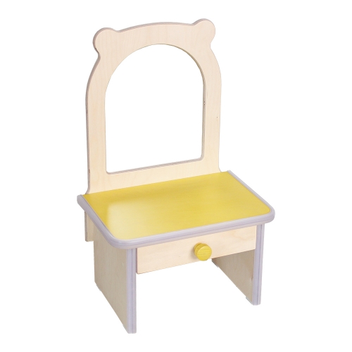 말랑 안전 원목 곰돌이 화장대