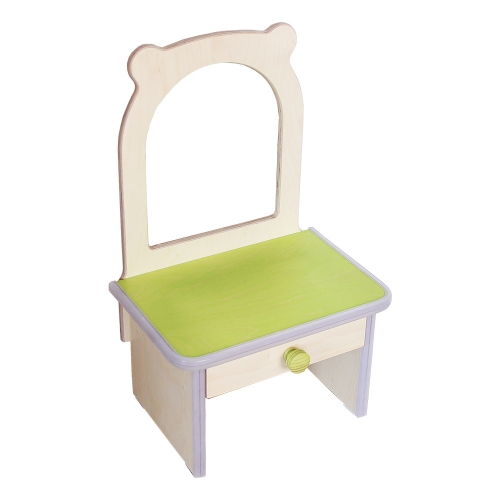 말랑 안전 원목 곰돌이 화장대