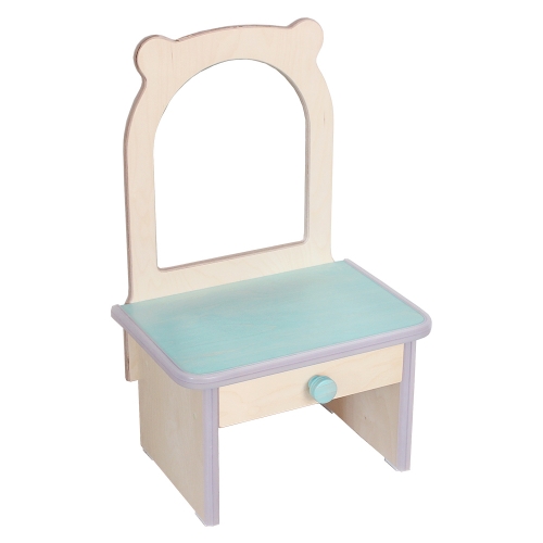 말랑 안전 원목 곰돌이 화장대