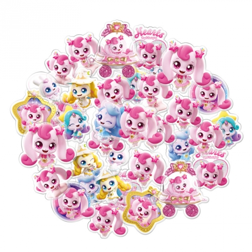 슈팅스타 캐치티니핑 스타큐브 스티커 초롱핑 하츄핑