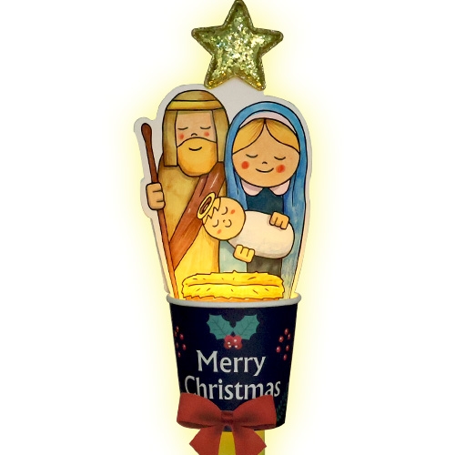 성탄 캐롤 LED촛불 (4인용)