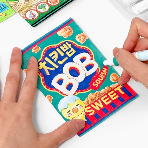 레이지스타 종이스퀴시 키링만들기 (6개)