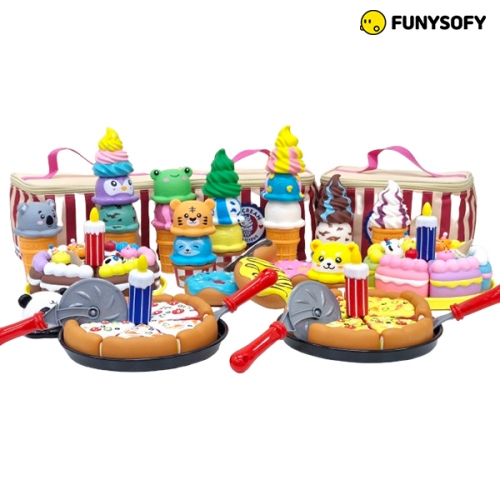 퍼니소피 소프트 디저트 플레이 세트 (역할놀이 지폐 증정)