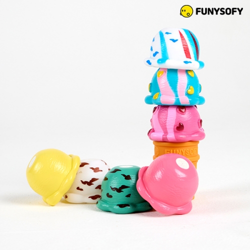 퍼니소피 소프트 자석 아이스볼 아이스크림 콘&컵 9종 B (고급가방포함)