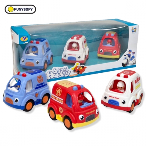 퍼니소피 캐릭터 응급구조 미니카 3종세트