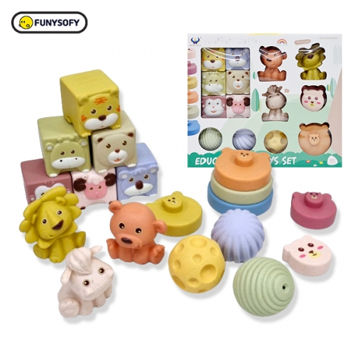 퍼니소피 소프트 애니멀 촉감 감각놀이세트