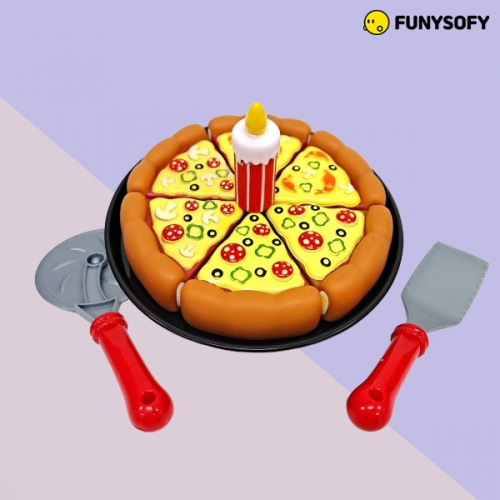 퍼니소피 NEW 소프트 자석 생일 파티 케이크&피자 4종세트 (역할놀이 지폐 증정)(보관함포함)