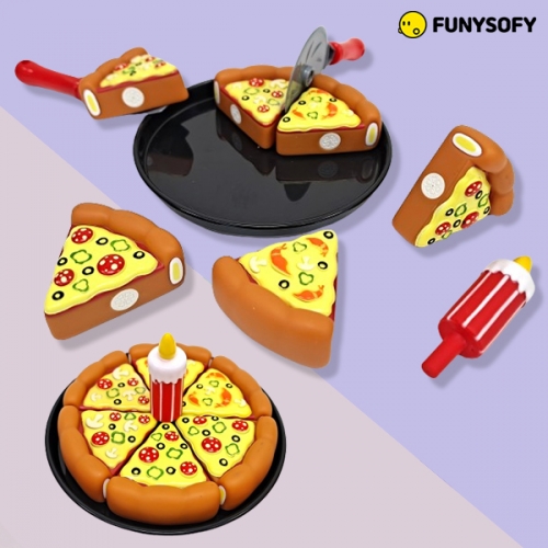퍼니소피 NEW 소프트 자석 피자 2종세트 (역할놀이 지폐 증정)
