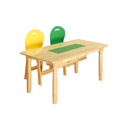 H27-3 블럭책상(원목다리)(의자별매)