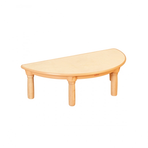H1-2 자작합판 안전 영아 반원책상(원목다리) /H1-3 자작합판 안전 영아 사각책상(원목다리)