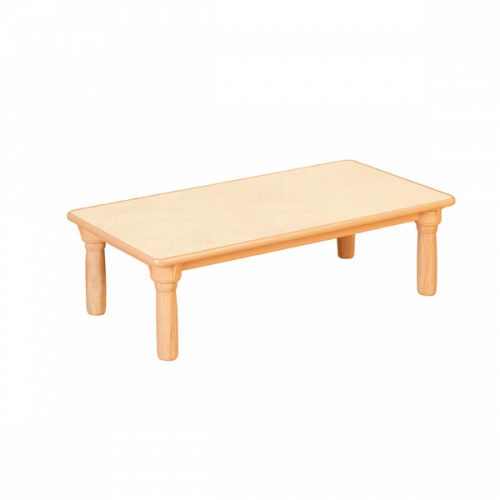 H1-2 자작합판 안전 영아 반원책상(원목다리) /H1-3 자작합판 안전 영아 사각책상(원목다리)