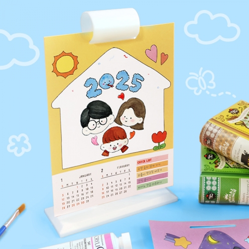 2025 탁상 그림달력 1set
