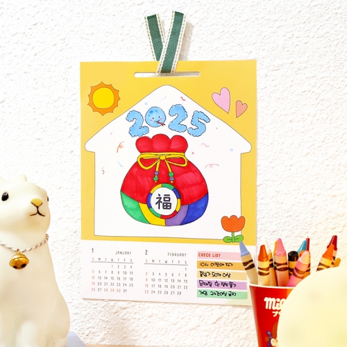 2025 B급 그림달력 1set(6p)