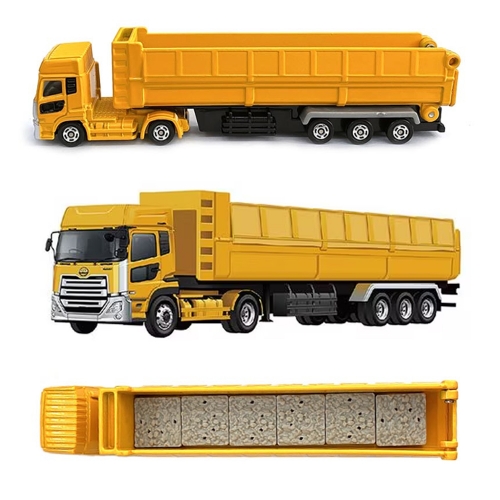 토미카 롱 147 UD 트럭 쿠온 트레일러 덤프 중장비