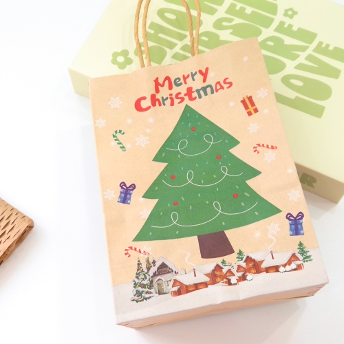 크리스마스 선물 포장 쇼핑백 어린이집 답례품 종이백 1매