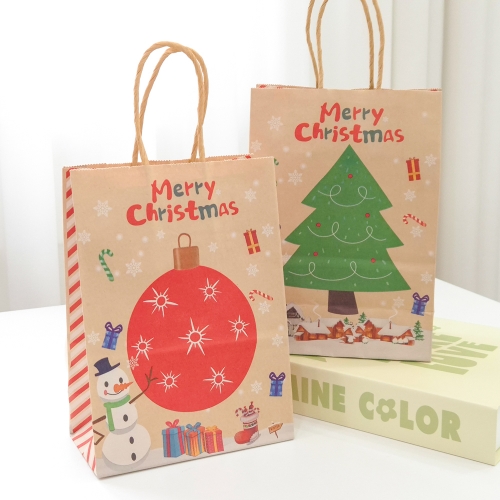 크리스마스 선물 포장 쇼핑백 어린이집 답례품 종이백 1매