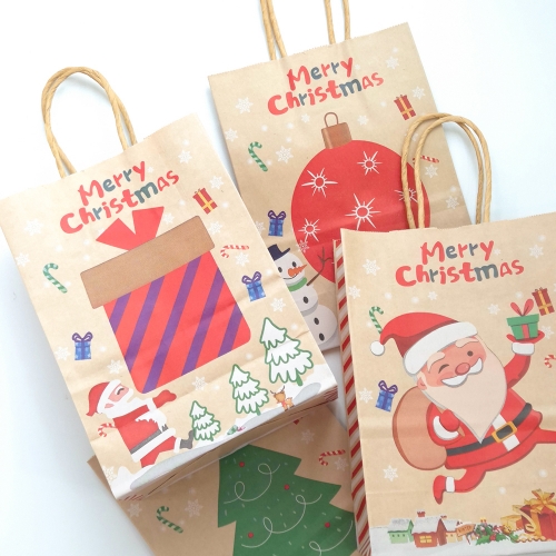 크리스마스 선물 포장 쇼핑백 어린이집 답례품 종이백 1매