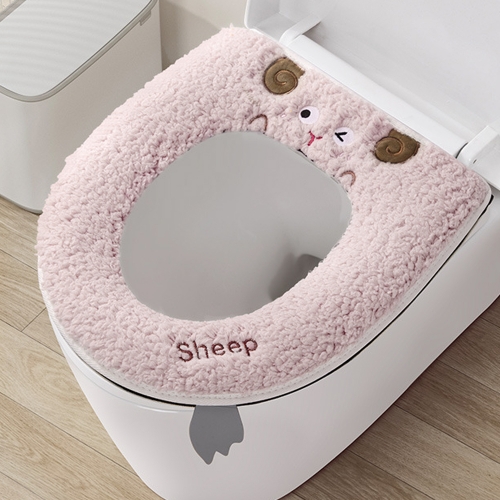 부클사 양 자수 변기커버