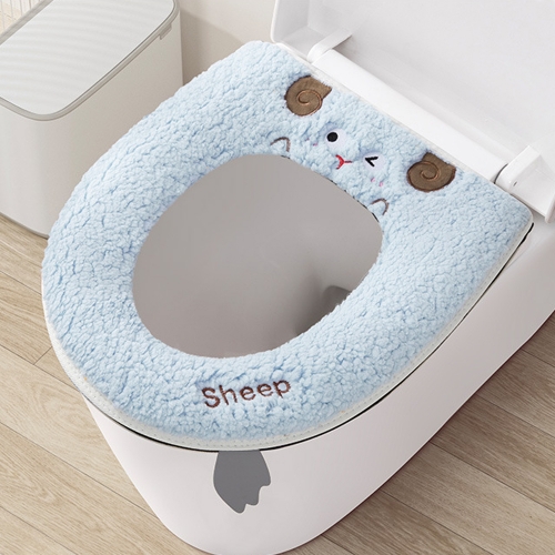 부클사 양 자수 변기커버