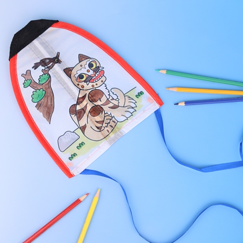 [오늘놀이] 전통 제비연(반제품/고무줄연/4종 택1/무도안/단청/호작도/태극기/KC인증)