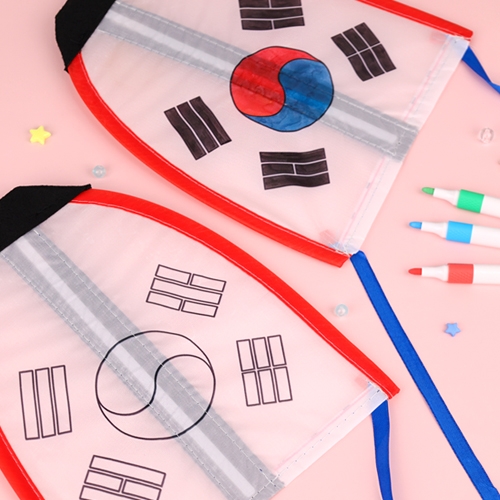 [오늘놀이] 전통 제비연(반제품/고무줄연/4종 택1/무도안/단청/호작도/태극기/KC인증)