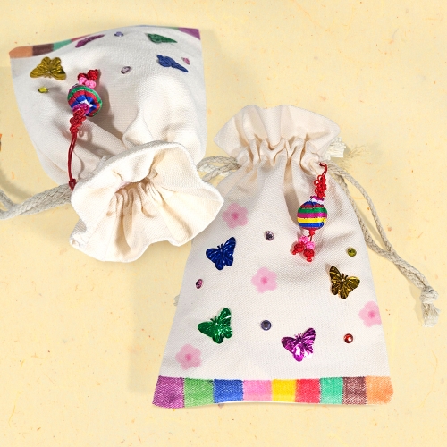 [탑키드] 반제품 에코 주머니 복조리 파우치