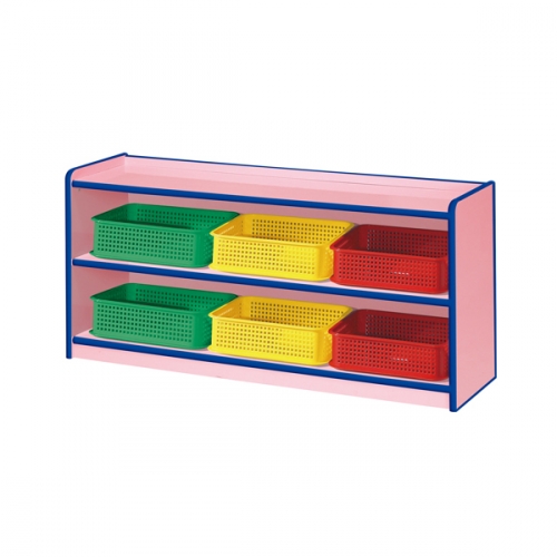 H51-5 안전 분홍 영아 이단 바구니장