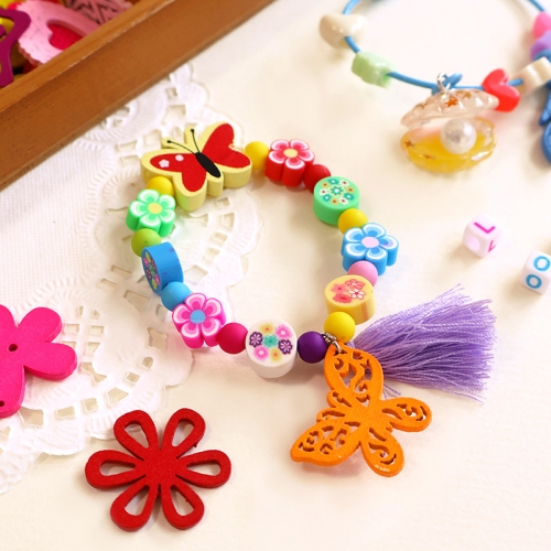 믹스네온 나무비즈 50p