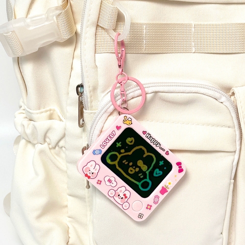 애니멀 드로잉패드 키링 (4개)