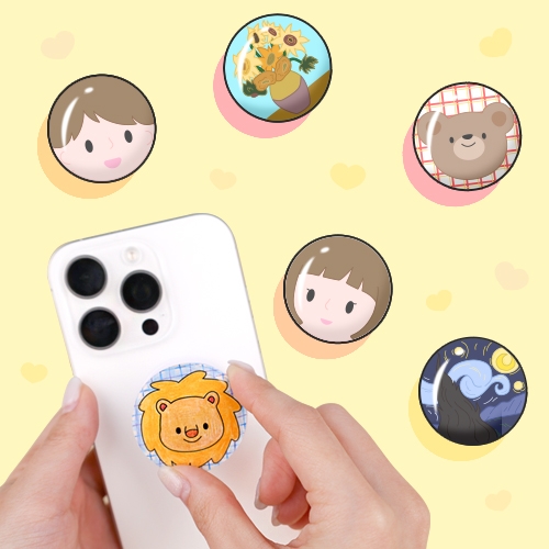 [오늘놀이] 나만의 컬러링 스마트톡 만들기 2종 세트(4종 택1/무지/우리나라/명화/동물/KC인증)