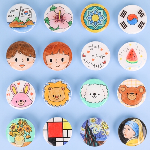 [오늘놀이] 나만의 컬러링 스마트톡 만들기 2종 세트(4종 택1/무지/우리나라/명화/동물/KC인증)