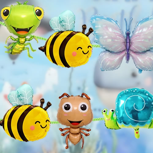 숲속 곤충 풍선(5개)