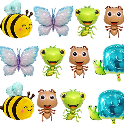 숲속 곤충 풍선(5개)