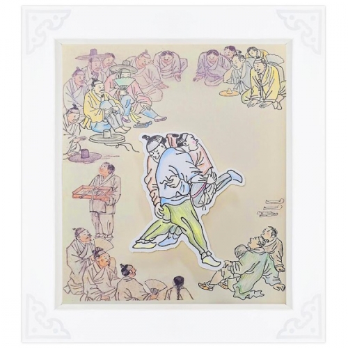 전통 민속놀이와 민화 입체 종이액자 만들기