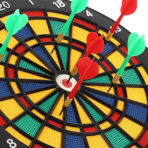 안전 플라스틱 다트 실내운동 벽걸이형 장난감 오락용 레크레이션 게임