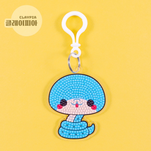 푸른뱀 보석십자수 만들기 패키지