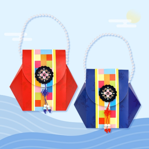 [오늘놀이] 우리나라 전통 입체 조각보 복주머니 만들기(2종 택1/새해/민속문화/KC인증)