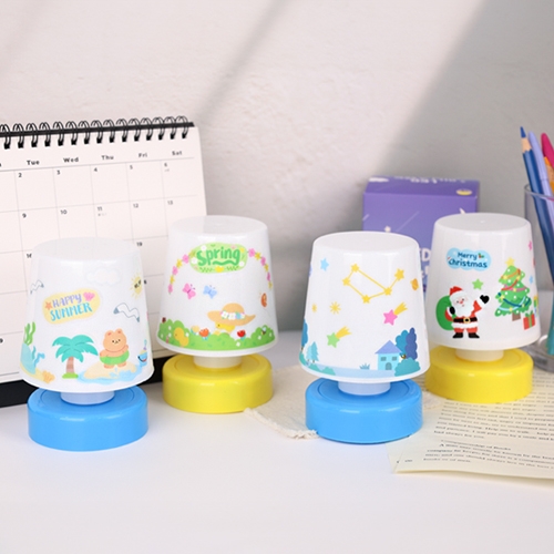 [오늘놀이] 나만의 LED 미니 스탠드 꾸미기(반제품/조명등/투명 스티커 추가 구매)