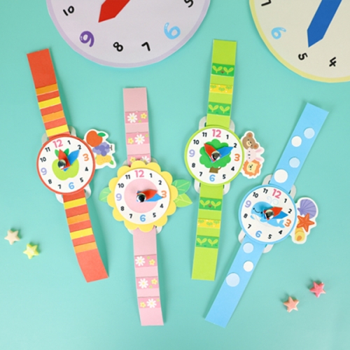 [오늘놀이] 똑딱 손목시계 만들기(4종 택1/생활도구/시간학습/KC인증)