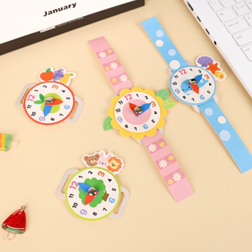 [오늘놀이] 똑딱 손목시계 만들기(4종 택1/생활도구/시간학습/KC인증)