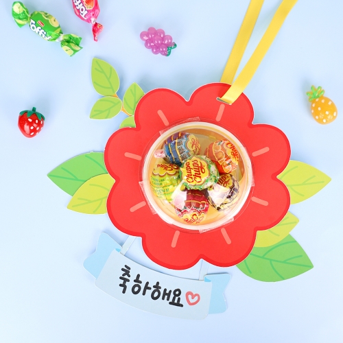 [오늘놀이] 플라워 사탕 목걸이 만들기(이름표/졸업입학/KC인증)