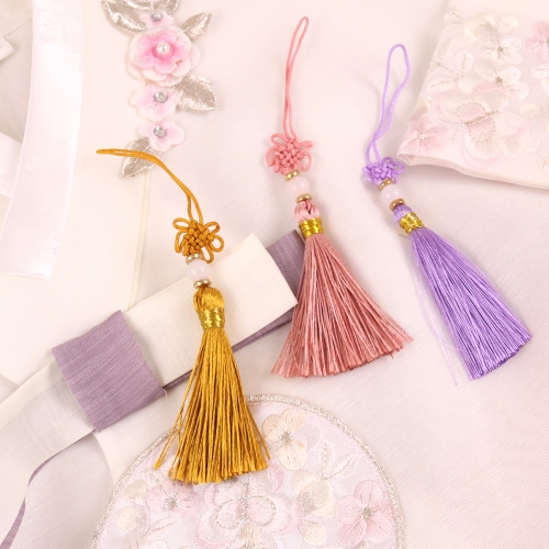 미니 구슬 노리개 매듭 장신구 보자기포장 구슬매듭 전통 선물포장 장식 한복 액세서리